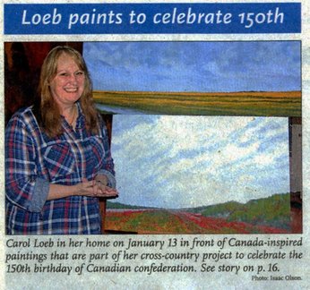 Loeb paints to celebrate 150th